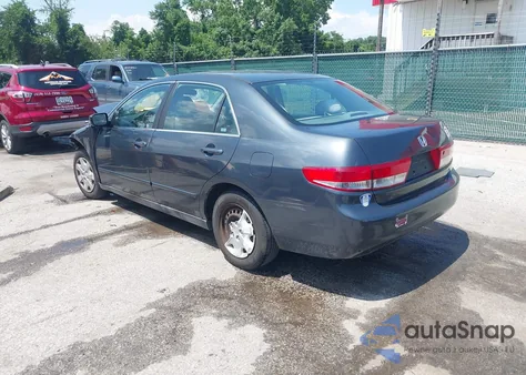 2003 Honda Accord Lx z USA, uszkodzony, nr VIN 3HGCM56363G712708